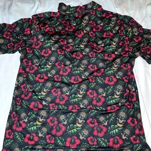 Pirate Pineapple Hawaiian polo with attitude